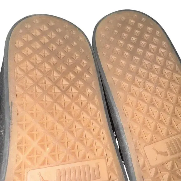 PUMA SLIP-ON CANVAS SHOES WOMENS 9 BLACK GUM SOLE SOFTFOAM+ COMFORT - Picture 9 of 10